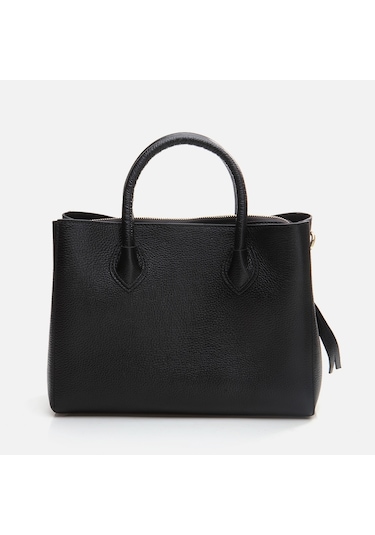 Hotiç Hakiki Deri Siyah Kadın Çanta 03cah290350a100 Siyah