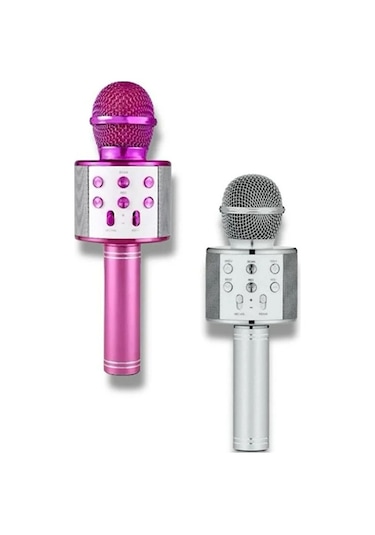 Periboia Kablosuz Hoparlörlü Bluetooth Karaoke Mikrofonu