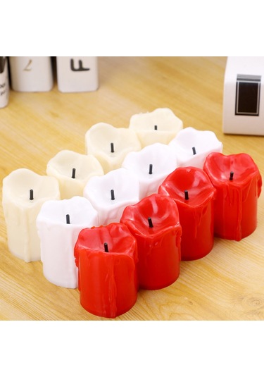 Suofeng Yk5015 Led Mum Işığı - Ateşsiz, Ev, Düğün, Doğum Günü Atmosferi Oluşturucu Sarı Renk, Tekli Paket Sarı