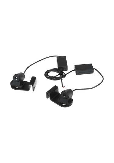 Xindoker Araba Hoşgeldin Lambası - Melek Kanatları Projeksiyon Işığı Alüminyum, 12v-24v, Kırmızı/mavi Seçenekli