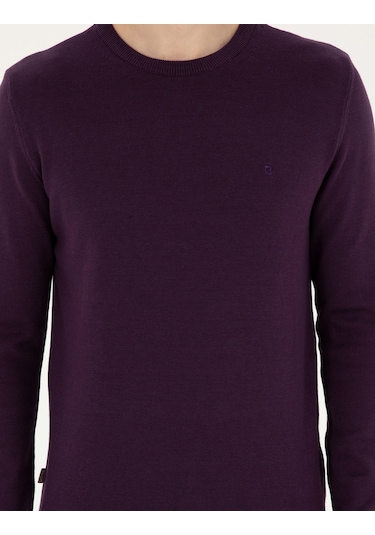 Pierre Cardin Erkek Mor Kazak /triko 50296575-vr038 Mor