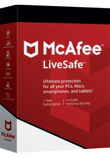 Mcafee Livesafe 3 Yıl 1 Pc Online Teslim Açiklamayi Okuyunuz