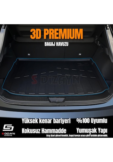 S-dizayn A Serisi W176 Hb 3d Pro Bagaj Havuzu 2013-2018 A+ Kalite