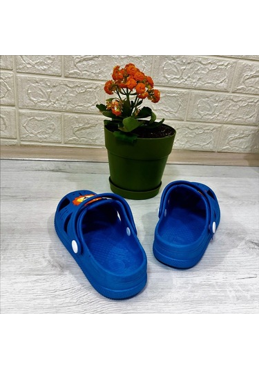 Da-ye 1001 P Mavi Önü Kapalı Yumuşacık Kaydırmaz Sandalet & Terlik Mavi