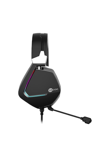 Lecoo HT402 USB Kablolu Surround 7.1 RGB Çıkartılabilir Mikrofonlu Kulak Üstü Gaming Kulaklık
