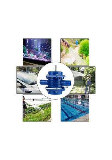 Motion003 1pc Heavy Duty Kendinden Emişli Santrifüj Su Pompası Matkapla Çalışan Paslanmaz