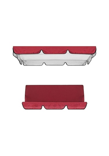 Ankatek Suntek Sandalye Salıncak Kırmızı Kapak Gölgelik Bahçe Bg Kırmızı Kırmızı