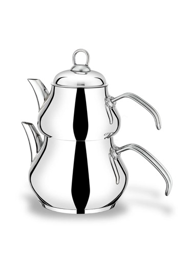 Yunusoğlu Home Hüma Büyük Boy Çelik Çaydanlık Aile Boy