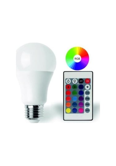 Panther Rgb 9W 60 Watt E27 Duy Uzaktan Kumandalı Renkli Led Ampul