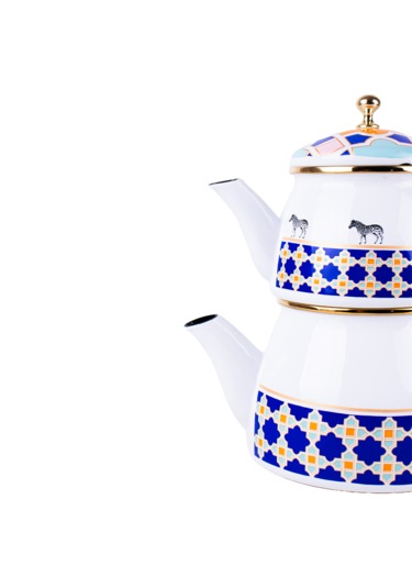 Jaolu Emaye Çaydanlık