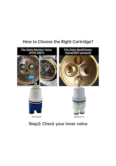Xhhdqes Rp19804 Delta 1300/1400 Serisi İçin Duş Kartuşunun Değiştirilmesi, Delta Monitör Pürüzlü Valf İle Uyumlu