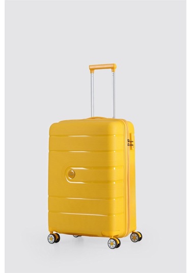 Ççs 5247 Polipropilen Kabin Boy Valiz Sarı