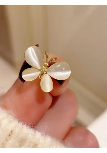 Olfil Broş-mini Kelebek Işıltıyla Opalı 232275793 Altın Rengi