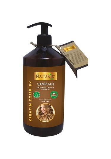 Naturix Yavaş Uzayan Saçlar Tuzsuz Keratin Şampuanı 600 ML + Cilt Temizleyici Gül Mayası 2 x 250 ML