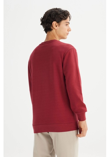 Lee Erkek Sweat L2520099 810 Bordo Bordo