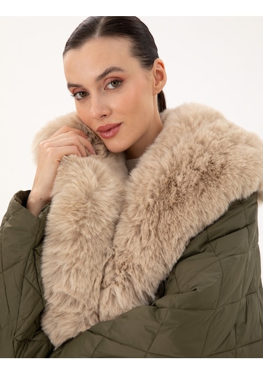 Pierre Cardin Kadın Haki Mont 50290325-vr027 Haki