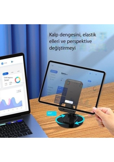Muduan Dönen Teleskopik Katlanır Disk Metal Ağırlıklı Masaüstü Cep Telefonu Tablet Tembel Standı Beyaz Yok Havalandırma Wcwza7