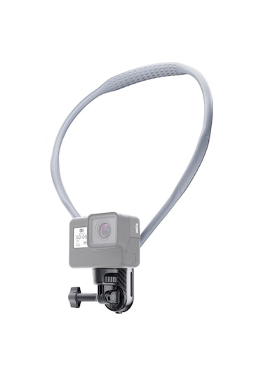 Wezone Pov Video Çekimi İçin Boyun Tutucu: Spor Kameralar İçin 1/4 Vida Bağlantısı, Esnek Açı Ayarlamalı