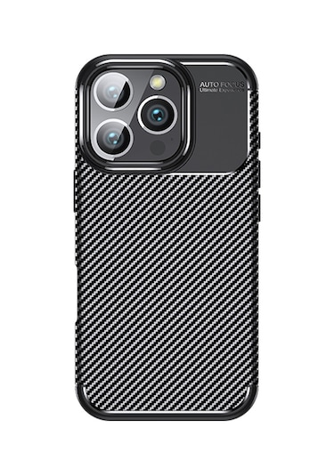 Apple iPhone 16 Pro Max Uyumlu Zore Negro Silikon Kapak-siyah