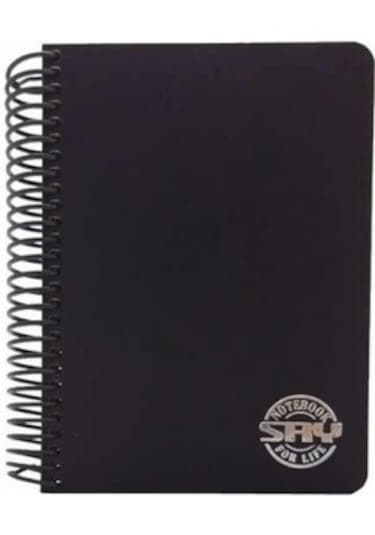 Sry A-4 Siyah Spiralli Defter 80 Yaprak Kraft - Siyah