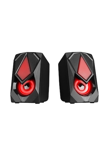 Rampage Rms-g19 2.0 5 Watt Led Işıklı Siyah Multimedia Speaker