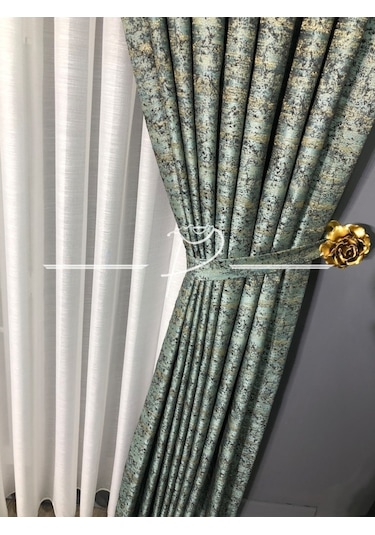 Tül Perde Körfez Desen Brillant Marka Koleksiyon Ürünü Çok Renkli