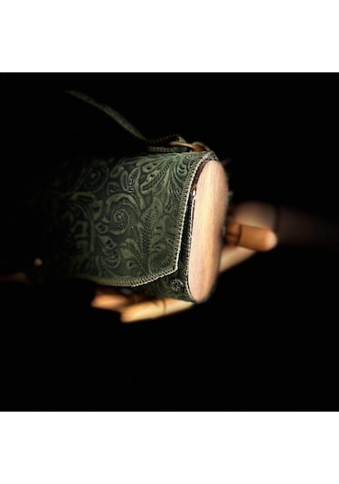 Hakiki Deri, El Yapımı Bayan Çanta, Bayan Cüzdan Larissa V41 Yeşil