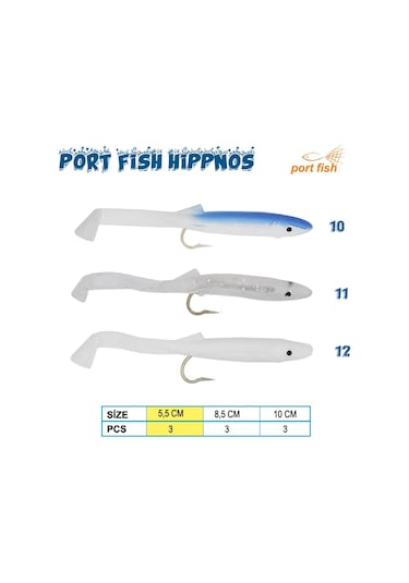 Portfish Hippnos 5,5cm Raglou Silikon Yem