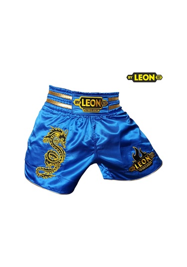 Aksaspor Leon Dragon Muay Thai Ve Kick Boks Şortu Mavi