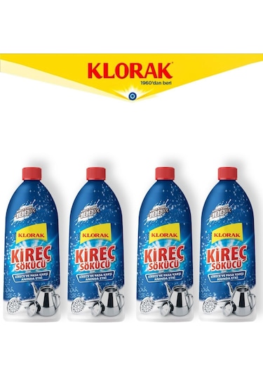 Kireç Sökücü 750 Ml 4 Adet 4'lü Set