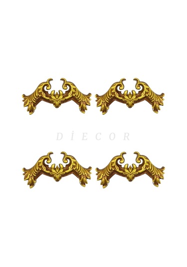 Diecor Dekoratif Polimer 2,5 Cm Duvar Çıtası Uyumlu Köşe Motifi Eskitme 2,5 Cm Model:xa19