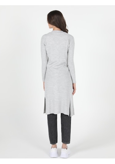 Colin's  Slim Fit  Kadın Gri Hırka CL1050577_Q1.V1_LGM