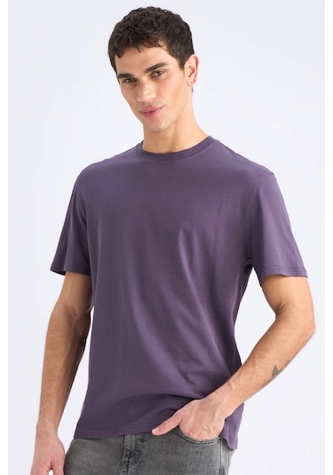 DeFacto %100 Pamuk New Regular Fit Bisiklet Yaka Basic Düz Kısa Kollu Tişört V7699AZ25SPPR187 DeFacto %100 Pamuk New Regular Fit Bisiklet Yaka Basic Düz Kısa Kollu Tişört V7699AZ25SPPR187