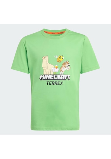 Adidas Minecraft Terrex Çocuk Tişört C-adıjz3587c40a00 Yeşil
