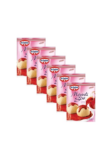 Dr. Oetker Meyveli Sos 6 x 77 G