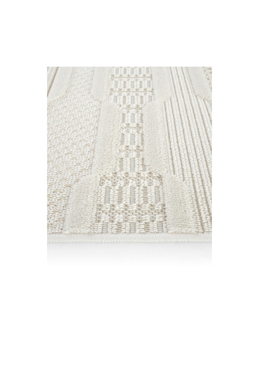 Cool Halı Ares 8801 Krem Yolluk Antre Hol Koridor Halısı Yatak Odası Halı Bukle Kesme Halı Yolluk