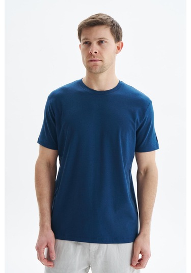 Arma Erkek Regular Fit Basic Süprem Bisiklet Yaka Tişört Y29344472002 İndigo