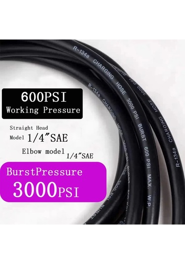 Dashanshop 39.37inch R410 R134a R32 Soğutucu Hortumu 600-3000psi Hvac Klima Pompası