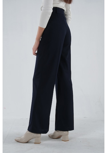 Lacivert Bol Paça Pantolon 3974959.02 Lacivert