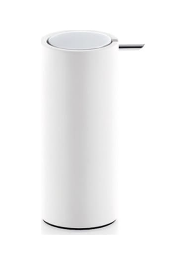 Stone Sıvı Sabunluk, Tezgah Üstü, 200ml - Beyaz/krom Beyaz/krom