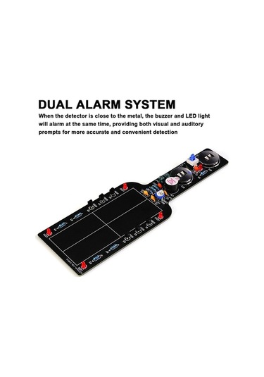 Pazly Basit Metal Dedektörü Yapım Kiti - Lehim Alıştırma & Devre Kartı Montajı Dıy Eğitim Seti