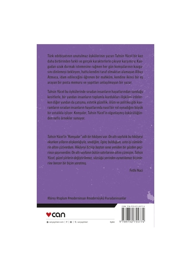 Komşular - Tahsin Yücel - Can Yayınları