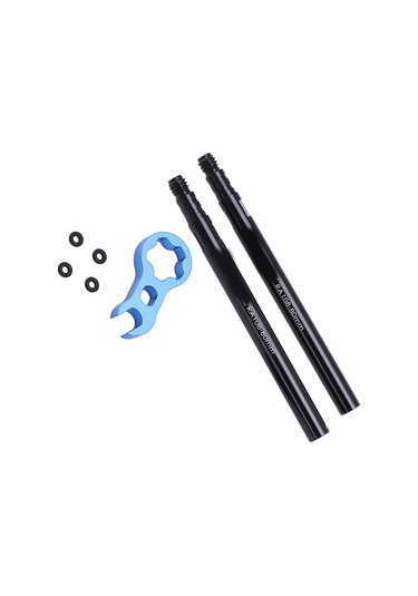 Kosona Yol Bisikleti İç Lastik Uzatıcı, Alüminyum Malzeme, Çift Sigorta, 80mm, Çözülmez Tip, Karbon Bıçağı İçin, 2 Adet + Aparatlar