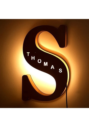 Honeybeeshop S Zouwıı Kisilesmis Led Duvar Gece Lambasi Ozel Isim Tarih Usb Calisan Yatak Odasi Dekoru Yil Donumu Hediyesi Aile Arkadaslar Icin Dogal Bitimli Beyaz