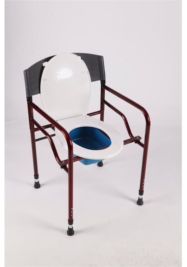 Hasta Tuvalet Sandalyesi Klozeti Pratik Katlanır Kamp Tuvaleti