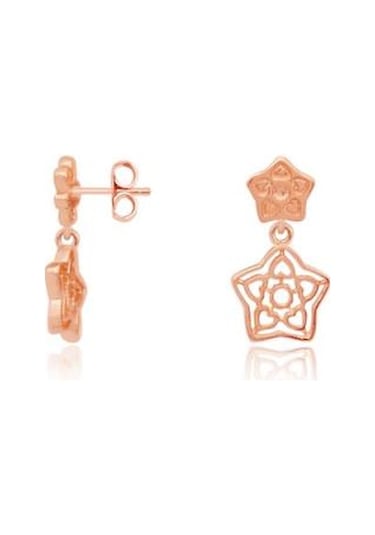 Tektaş - Altın 14 Ayar Çiçek Küpe Çocuk N11.18709
