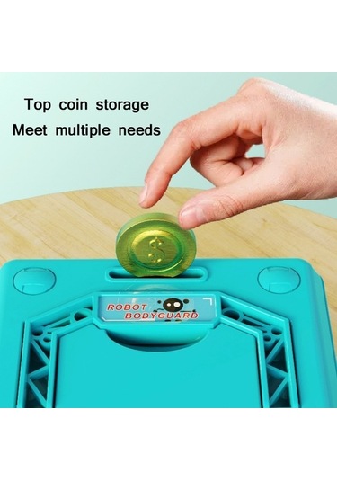 Tongxida Çocuk Karikatür İnsan Yüzü Parmak İzi Müzik Çin İngiliz Anahtarı Kumbara, Pil Pembe