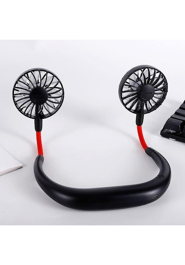 Torima F-04 Eller Serbest Boyuna Asılabilir Şarjlı 3 Kademeli Vantilatör Klima Soğutucu Fan Siyah