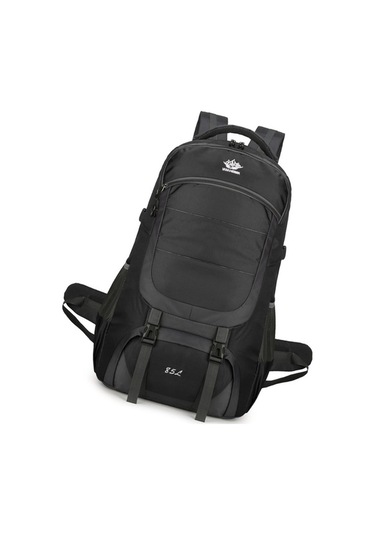 Ebitda 85l Su Geçirmez Sırt Çantası - Kamp, Yürüyüş Ve Seyahat İçin Siyah Siyah