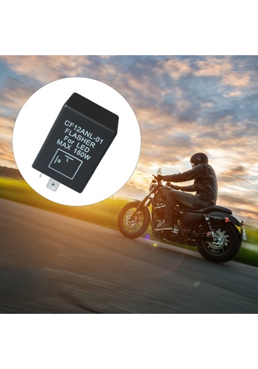 Geeroyoo Cf12anl-01 2 Pinli Yüksek Dayanımlı Araç Sinyal Rölesi, Led Ampul Uyumlu, 12v 20a